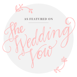 Featured on The Wedding Vow Badge new