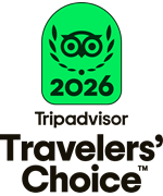 Tripadvisor TC Badge Travelers Choice Center Aligned Black L