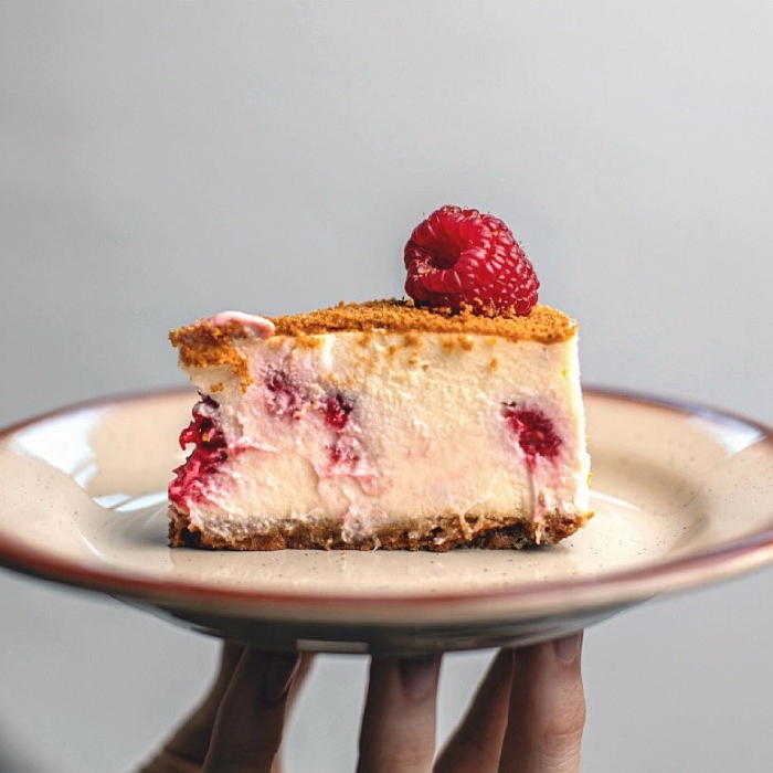 Tea Time Raspberry Cheesecake